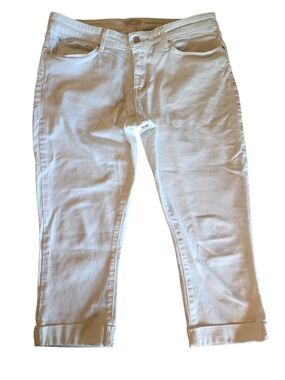 Levi Strauss Classic White Levi Cropped Jeans